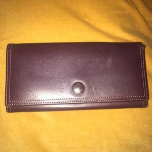 ~Dark purple Coach wallet